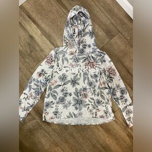 Calvin Klein women’s S long sleeve hooded tshirt